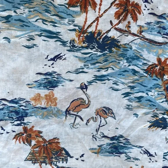 Free People Beach Party Flamingo Midi Linen Blend Dress - Picture 13 of 16